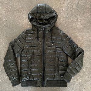 French Connection Hooded Puffer Jacket.Size M. No stains,  no holes. Stylish!